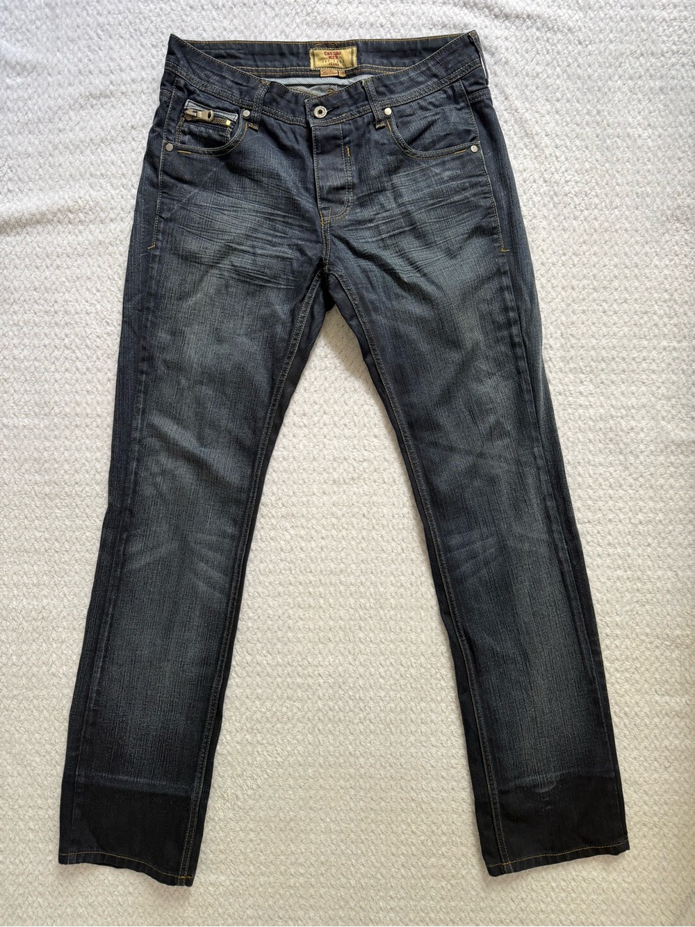 Men's Slim Straight Jeans - Dark Wash
